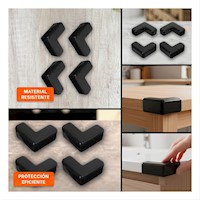 Proteccion Adhesiva para Bordes de Muebles Negro