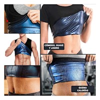 Cinturon termico efecto sauna Mujer talla L Negro diaria