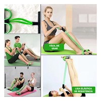 Cinta para Entrenamiento con Pedal Verde y negro