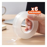 Pack6 Banda Multifuncional Doble Contacto de 3 Metros Fuerte y Duradera Y+Papel Regalo