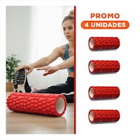 Pack4 Elemento para Entrenamiento en Casa 33x15 cm Rojo Y+Regalo Sticker