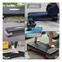 Banco Funcional Plomo de 2 Niveles para Entrenamiento