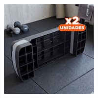 Pack2 Tarima Fitness Plomo de 2 Niveles para Rutinas en Casa Y+Papel Regalo