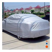 Cobertor Automotriz XL 540x175x120cm Gris Impermeable Resistente Y+Regalo Sticker