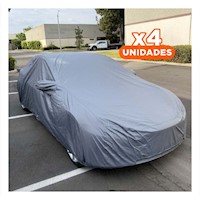 Pack4 Capota Exterior XL 540x175x120cm Gris Funda Resistente