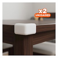 Pack2 Protectores para Esquinas de Seguridad en Sala Blanco Y+Papel Regalo