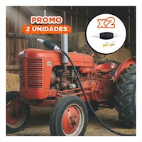 Pack2 Extractor Practico para Combustible Blanco y Negro con Manguera Y+Regalo Sticker