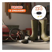 Pack4 Transferidor Practico para Combustible Blanco y Negro con Manguera Y+Papel Regalo