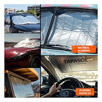 Pantalla Reflectiva para Auto 130x70cm con Cuidado del Tablero