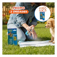 Pack2 Solucion Comoda y Practica para Entrenamiento Diario de Mascotas Celeste Y+Papel Regalo