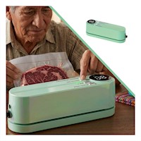 Equipo Ligero de Sellado al Vacio Verde para Guardado Seguro de Alimentos Y+Ligas Regalo