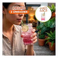 Pack2 Taza Moderna de Vidrio Transparente Estilo 6 Curvas para Bebidas Calientes Y+Papel Regalo