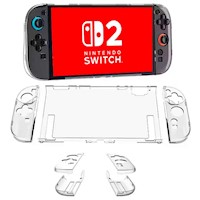 Case para Nintendo Switch 2 Transparente 5 Piezas Rígido