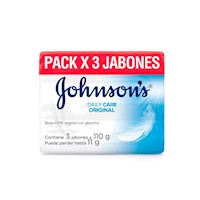 Jabón de Tocador Johnson'S Original 3 Unidades