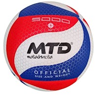 Pelota De Voley Mtd Pu Panal Rojo
