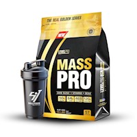 Mass Gainer Mass Pro 15Lbs Vanilla Creme + Shaker