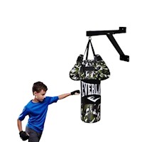 Saco De Boxeo Infantil Camuflado 55 Cm