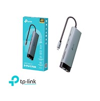 TP-LINK UH9120C Adaptador Hub USB Tipo C 9 puertos en 1