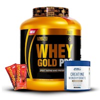 Whey Gold Pro 6.6Lb Vainilla+Creatina Applied Nutrition 250Gr+2 Diabolus