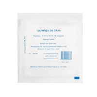 Esponja de Gasa Estéril Absorbente de 5 X 5 CM CAJA 50 UND
