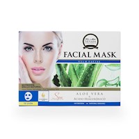 Mascarilla Velo Facial NEVADA de Aloe Vera 30 GR CAJA 10 UND