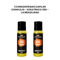 2 Concentrado Capilar Complejo - Keratínico 30G - La Brasiliana