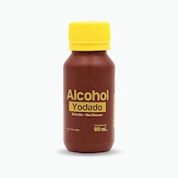 Alcohol Yodado de 60 ML