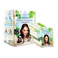 Shampoo Dark Brown (Marrón Oscuro) - Dexe 25ml X 10 + Regalo