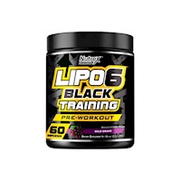 Lipo 6 Black Training Pre Workout 60 Servicios Nutrex Wild Grape