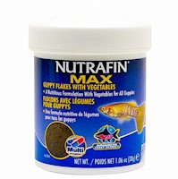 Nutrafin Max Alimento Vegetal Para Peces Guppy 30 Gr.