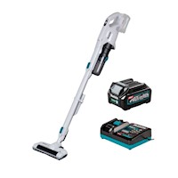 Aspiradora Bastón Blanca Makita XGT 40V + B. + C. CL004GD101