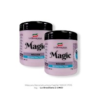 Máscara Reconstructora Capilar Magic Pos 1Kg 2 Unidades