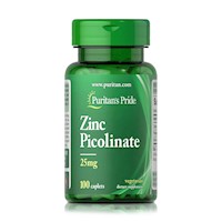 Zinc Picolinate 25 mg (100 Tabletas) – Puritan’s Pride