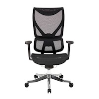 Silla Ergonómica Reclinable Flex Brazo 3D. Negro Ofideas