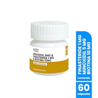 Finasteride 1Mg & Minoxidil 5Mg & Biotina 10Mg 60 Cap Dermo Sumak
