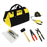 Kit de 6 Herramientas Manuales + 30 puntas + Maleta Kamasa