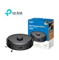 Robot Tapo RV30 Max Aspirador Trapeador 5300Pa Sistema LiDAR+IMU Negro