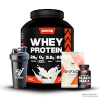 Whey Protein 5Lb Vainilla+Creatina Myprotein 250Gr+Maca Negra Sport 120 Caps
