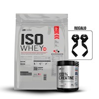 ISO WHEY 90 5.5 LB VAINILLA + UNIVERSE NUTRITION 150GR + STRAPS