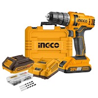Atornillador Percutor Ina 3/8  20V+ Accesorios Ingco