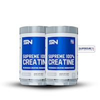 Creatina Monihidratada 250Gr Supreme Nutrition Pack X2