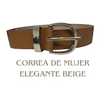 Correa de mujer elegante Beige