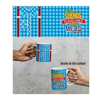 Taza Grande de Loza 15oz Lettering Frase Día Del Padre 81