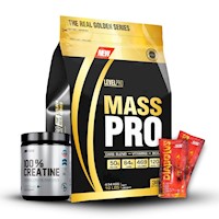 Mass Pro 10Lbs Rich Chocolate+Creatina Universe Nutrition 250Gr+2 Diabolus