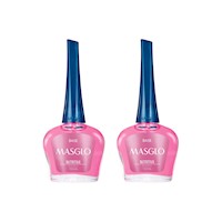Masglo Base Nutritiva Rosada 13,5Ml - 2 Unid