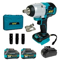 Llave de Impacto 1/2  20V 700Nm + 2 Bat 3Ah+ Cargador XTD