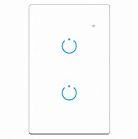 INTERRUPTOR INTELIGENTE UNIVERSAL WIFI LUZ SMART BLANCO ALEXA 2 BANDAS