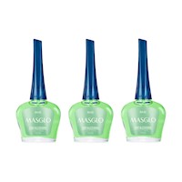 Masglo Base Fortalecedora Ajo Y Limon 13,5Ml - 3 Unid