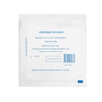 Esponja de Gasa Estéril Absorbente de 10 X 10 CM CAJA 20 UND