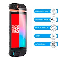 Mica de Vidrio para Nintendo Switch 2 Templado